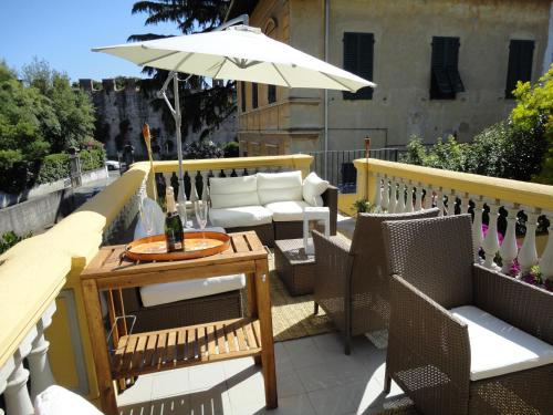 balkon/terras, Hostel Pisa Tower in Pisa balkon/terras, Hostel Pisa Tower in Pisa