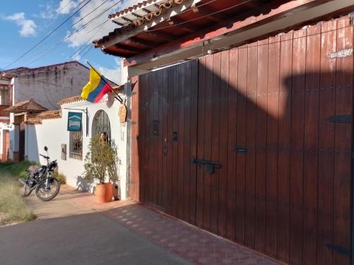 Entrance, Family Host HOSTEL in Villa De Leyva Entrance, Family Host HOSTEL in Villa De Leyva