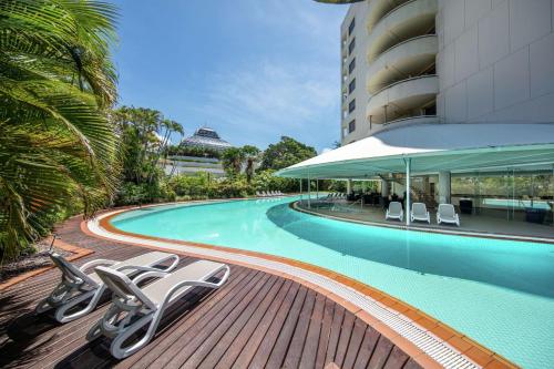 Udsigt, Hilton Cairns in Cairns Udsigt, Hilton Cairns in Cairns