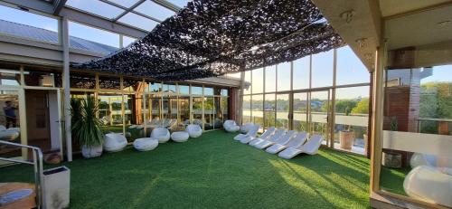 Balkong/terasse, Vecchia Terra Apart Hotel in San Rafael Balkong/terasse, Vecchia Terra Apart Hotel in San Rafael