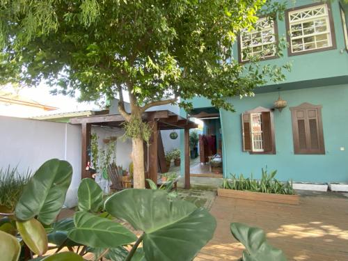 Exterior view, Solar das Petalas Guest House in Lagoa da Conceicao Exterior view, Solar das Petalas Guest House in Lagoa da Conceicao