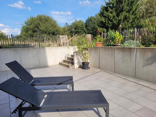 شرفة/ تراس, Wohnung unterm Burghalder - Direkt am Waldrand in هوينستين شرفة/ تراس, Wohnung unterm Burghalder - Direkt am Waldrand in هوينستين
