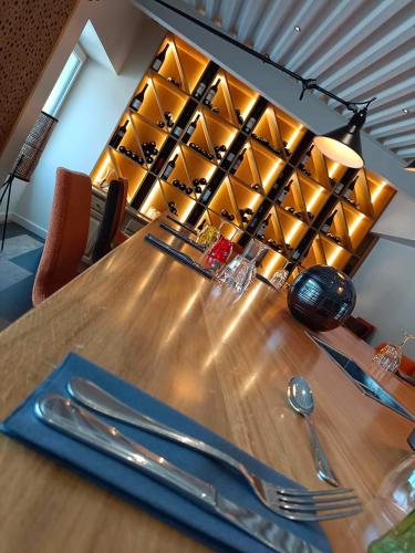 Étterem, Logis Hostellerie de l'Abbaye in Celles Sur Belle Étterem, Logis Hostellerie de l'Abbaye in Celles Sur Belle