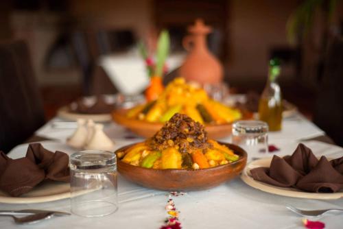 Comida y bebida, Ecolodge Atlas Kasbah in Aksri Comida y bebida, Ecolodge Atlas Kasbah in Aksri