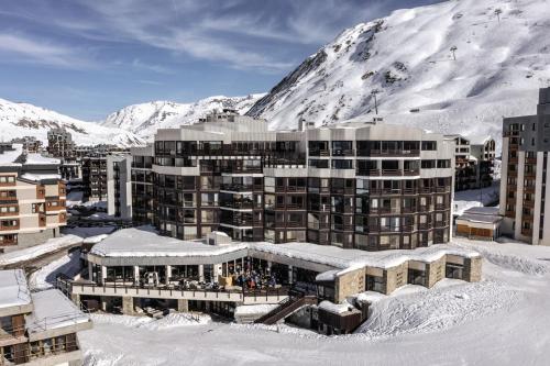 Exterior view, Belambra Clubs Tignes Val Claret in Tignes Exterior view, Belambra Clubs Tignes Val Claret in Tignes