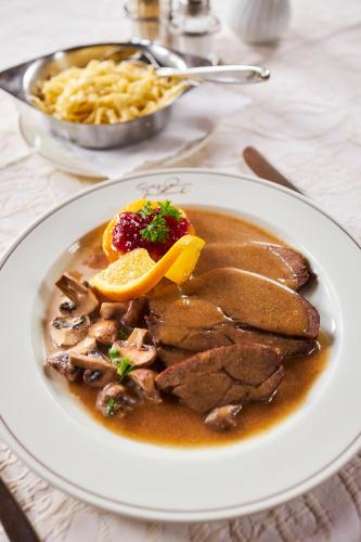 مطعم, Flair Hotel Gasthof zum Hirsch in هايينجين مطعم, Flair Hotel Gasthof zum Hirsch in هايينجين