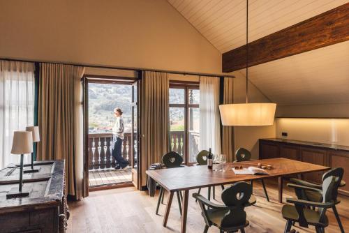 Balcony/terrace, Posthotel Taube in Schruns Balcony/terrace, Posthotel Taube in Schruns