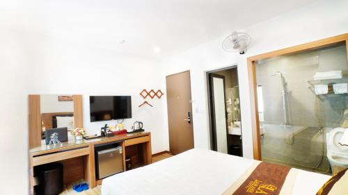 Guestroom, Lam Anh Hotel Phap Van Hoang Mai in Thanh Tri Guestroom, Lam Anh Hotel Phap Van Hoang Mai in Thanh Tri