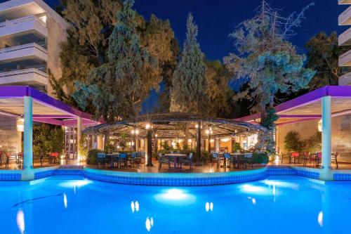 ห้องอาหาร, ดิโอนิซอส โฮเต็ล (Dionysos Hotel) in โรดส์ ห้องอาหาร, ดิโอนิซอส โฮเต็ล (Dionysos Hotel) in โรดส์