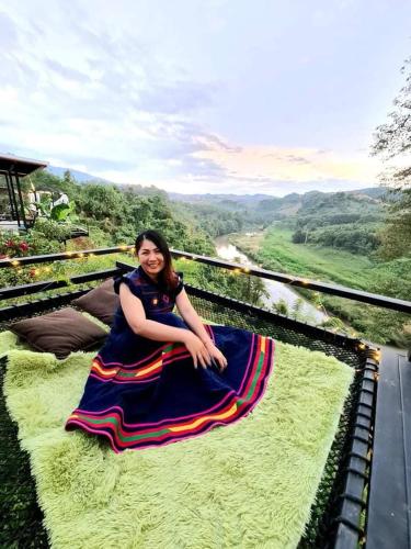 Balcony/terrace, Doi Sang Farm Stay - ดอยซางฟาร์มสเตย์ in Wiang Sa Balcony/terrace, Doi Sang Farm Stay - ดอยซางฟาร์มสเตย์ in Wiang Sa