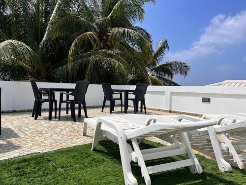 Terraza/balcón, Biosphere Inn in Baa Atoll Terraza/balcón, Biosphere Inn in Baa Atoll
