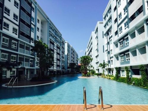 Svømmebasseng, The Trust Huahin By Sopida near Hua Hin flyplass Svømmebasseng, The Trust Huahin By Sopida near Hua Hin flyplass