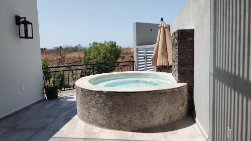 Erkély/terasz, Studios V19 in Colima Erkély/terasz, Studios V19 in Colima