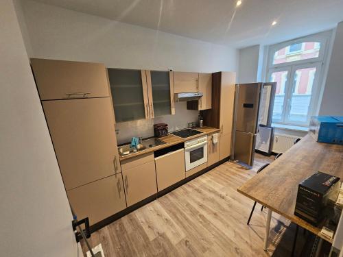 مطبخ, charmante Ferienwohnung am Stadtwald von Plauen in Plauen مطبخ, charmante Ferienwohnung am Stadtwald von Plauen in Plauen