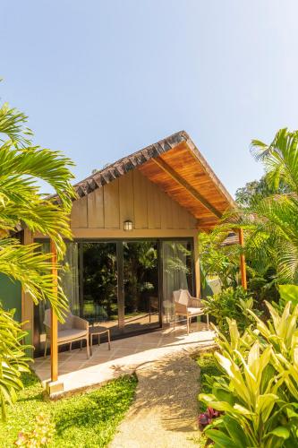 Varanda/terraço, Hotel Lavas Tacotal in La Fortuna Varanda/terraço, Hotel Lavas Tacotal in La Fortuna