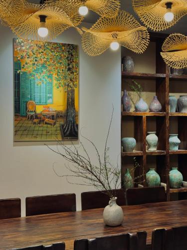 Restaurant, Ha Noi Xua Homestay in Nhon Trach Restaurant, Ha Noi Xua Homestay in Nhon Trach