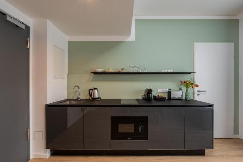 Kitchen, Nena Apartments Berlin Adlershof in Treptow Kitchen, Nena Apartments Berlin Adlershof in Treptow