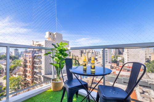 Balcony/terrace, Modern&New Apartment in Palermo in Buenos Aires Balcony/terrace, Modern&New Apartment in Palermo in Buenos Aires