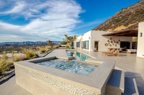 Pezsgőfürdő, Villa Amore Valentina, Valle de Guadalupe in San Marcos Pezsgőfürdő, Villa Amore Valentina, Valle de Guadalupe in San Marcos