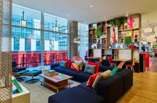 Lobby, citizenM Austin Downtown in Austin City Center Lobby, citizenM Austin Downtown in Austin City Center
