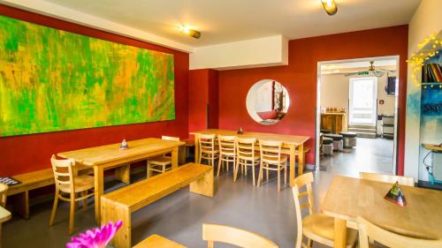 sala de TV, Babelfish Hostel in Wurzburg sala de TV, Babelfish Hostel in Wurzburg