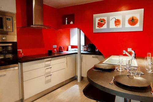 مطبخ, Le Petit Prieuré Langeais (Le Petit Prieure Langeais) in Langeais مطبخ, Le Petit Prieuré Langeais (Le Petit Prieure Langeais) in Langeais