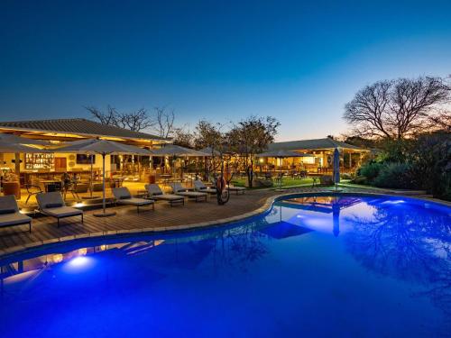 Swimming pool, Insika Lodge in Victoria Falls Swimming pool, Insika Lodge in Victoria Falls