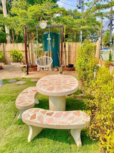 정원, Zoo Villa บ้านน้องกระต่าย in 파 싱 정원, Zoo Villa บ้านน้องกระต่าย in 파 싱