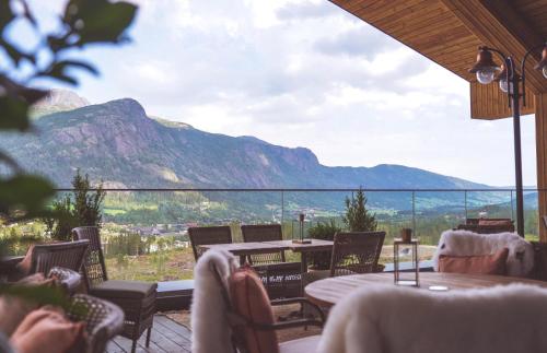 陽台/露台, Fýri Resort (Fyri Resort) in 漢斯道爾 陽台/露台, Fýri Resort (Fyri Resort) in 漢斯道爾