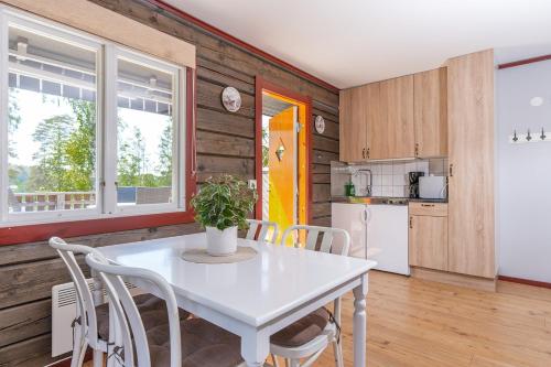 주방, Vimmerby Camping in 그라가르프 주방, Vimmerby Camping in 그라가르프