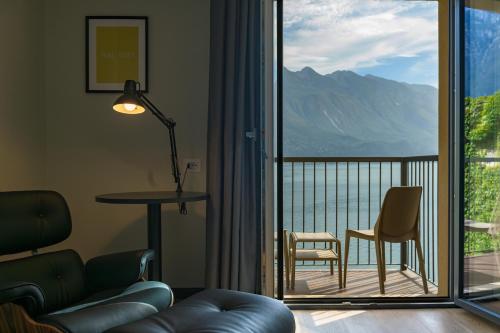 Balkon/teras, Hotel Villa Dirce in Limone sul Garda Balkon/teras, Hotel Villa Dirce in Limone sul Garda