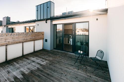Balcony/terrace, Byt 21 v Rezidenci Bily lev na namesti in Zdar Nad Sazavou Balcony/terrace, Byt 21 v Rezidenci Bily lev na namesti in Zdar Nad Sazavou