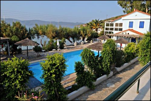 شرفة/ تراس, Posidonio Hotel in Posidonio شرفة/ تراس, Posidonio Hotel in Posidonio