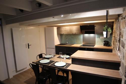 Kitchen, La Cidrerie du port in Landevennec Kitchen, La Cidrerie du port in Landevennec