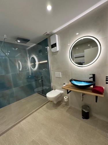 Fürdőszoba, Relaxen im Weindorf Mayschoß Fewo 4 in Mayschoss Fürdőszoba, Relaxen im Weindorf Mayschoß Fewo 4 in Mayschoss