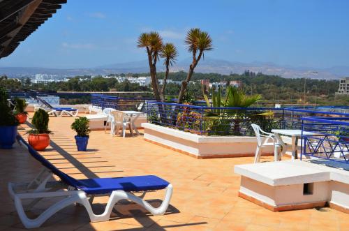 Balcony/terrace, Golden Beach Appart'hotel in Haut Founty Balcony/terrace, Golden Beach Appart'hotel in Haut Founty