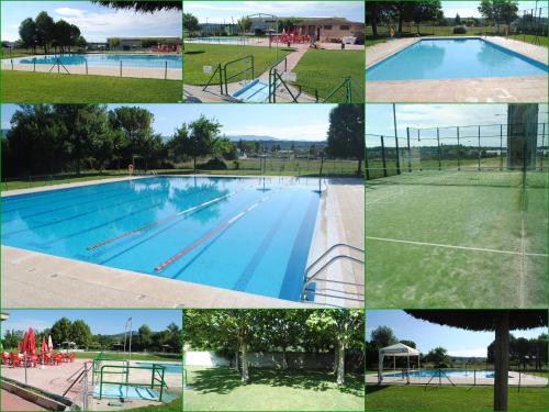 Swimming pool, Apartamentos Turisticos Mallos de Huesca in Ayerbe Swimming pool, Apartamentos Turisticos Mallos de Huesca in Ayerbe