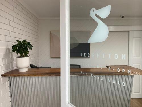 Lobby, Pelican Motor Inn in Merimbula Lobby, Pelican Motor Inn in Merimbula