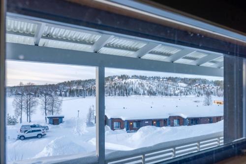 Surrounding environment, Lomahuoneisto Skivillas 28 A 10 in Hyrynsalmi Surrounding environment, Lomahuoneisto Skivillas 28 A 10 in Hyrynsalmi