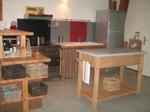 Kitchen, La grange d'Armand in Mentheville Kitchen, La grange d'Armand in Mentheville
