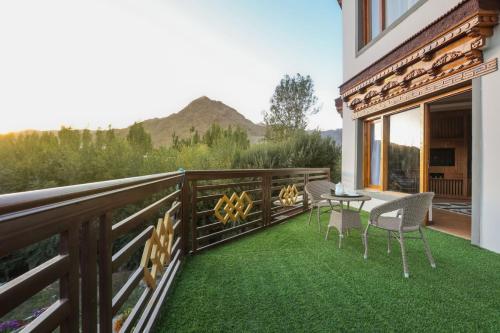 Balcony/terrace, The Kart Sey Ladakh in Leh Balcony/terrace, The Kart Sey Ladakh in Leh