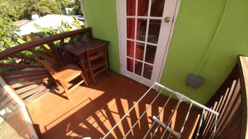Balcony/terrace, Southern Haven Cabin in Laborie Balcony/terrace, Southern Haven Cabin in Laborie