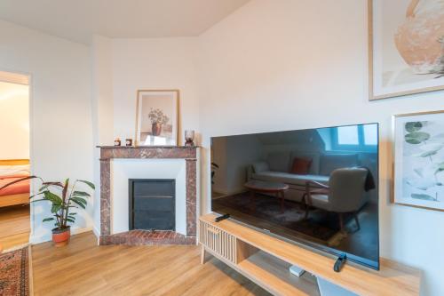 sala de TV, Le Ptit Bohemia - Appt pour 4 à Melun (Le Ptit Bohemia - Appt pour 4 a Melun) in Melun sala de TV, Le Ptit Bohemia - Appt pour 4 à Melun (Le Ptit Bohemia - Appt pour 4 a Melun) in Melun