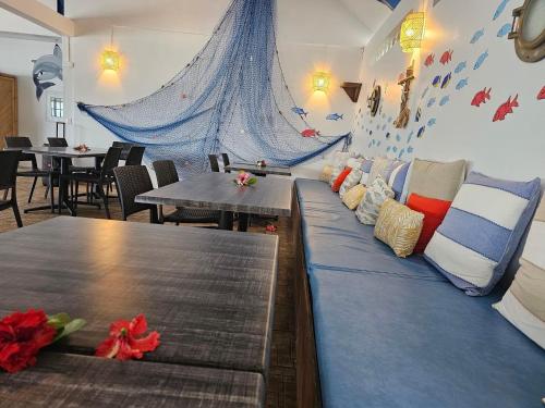 Restaurant, PENSION HIBISCUS TAHAA in Tahaa Restaurant, PENSION HIBISCUS TAHAA in Tahaa