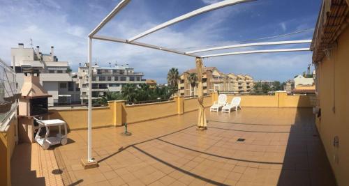 Erkély/terasz, Apartamento con terraza de 100m2 in Les Marines Beach Erkély/terasz, Apartamento con terraza de 100m2 in Les Marines Beach