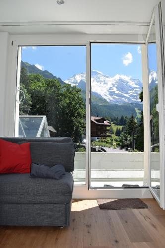 balkon/terras, Hotel Silberhorn - Residences & Spa Wengen in Wengen balkon/terras, Hotel Silberhorn - Residences & Spa Wengen in Wengen