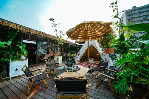 Garden, Chengdu Flipflop Lounge Hostel in Chengdu Garden, Chengdu Flipflop Lounge Hostel in Chengdu