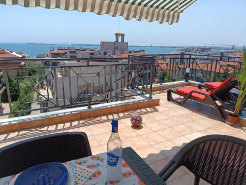 شرفة/ تراس, Rooftop Sea View Apartment Sveti Vlas in سفيتي فلاس شرفة/ تراس, Rooftop Sea View Apartment Sveti Vlas in سفيتي فلاس