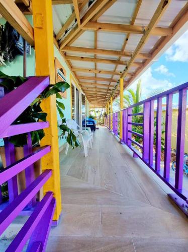 Erkély/terasz, Posada Cedar Valley in Providencia Erkély/terasz, Posada Cedar Valley in Providencia