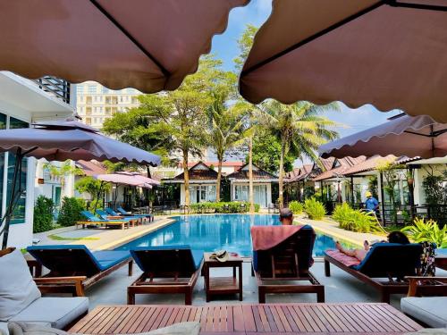 A szálláshely kívülről, Sea Breeze Resort near Occheuteal Beach A szálláshely kívülről, Sea Breeze Resort near Occheuteal Beach